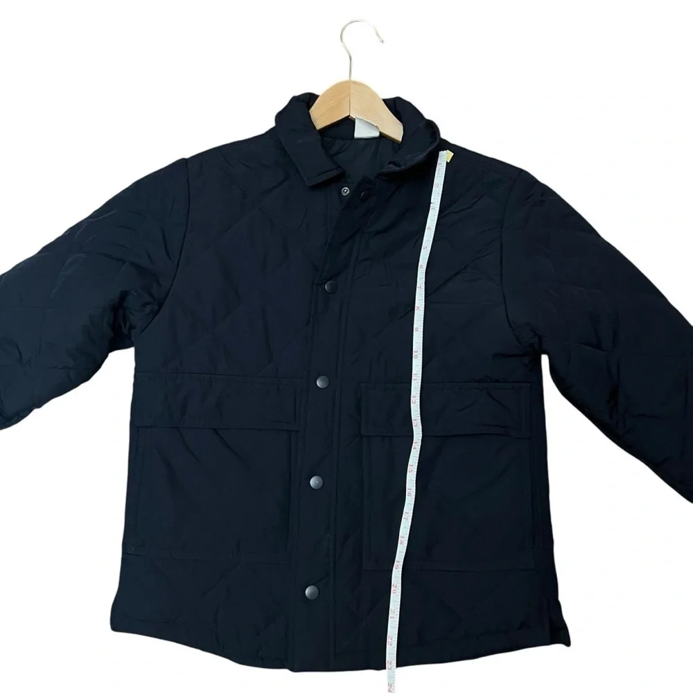 Zara|Kids Navy Quilted Puffer Jacket- Size 10